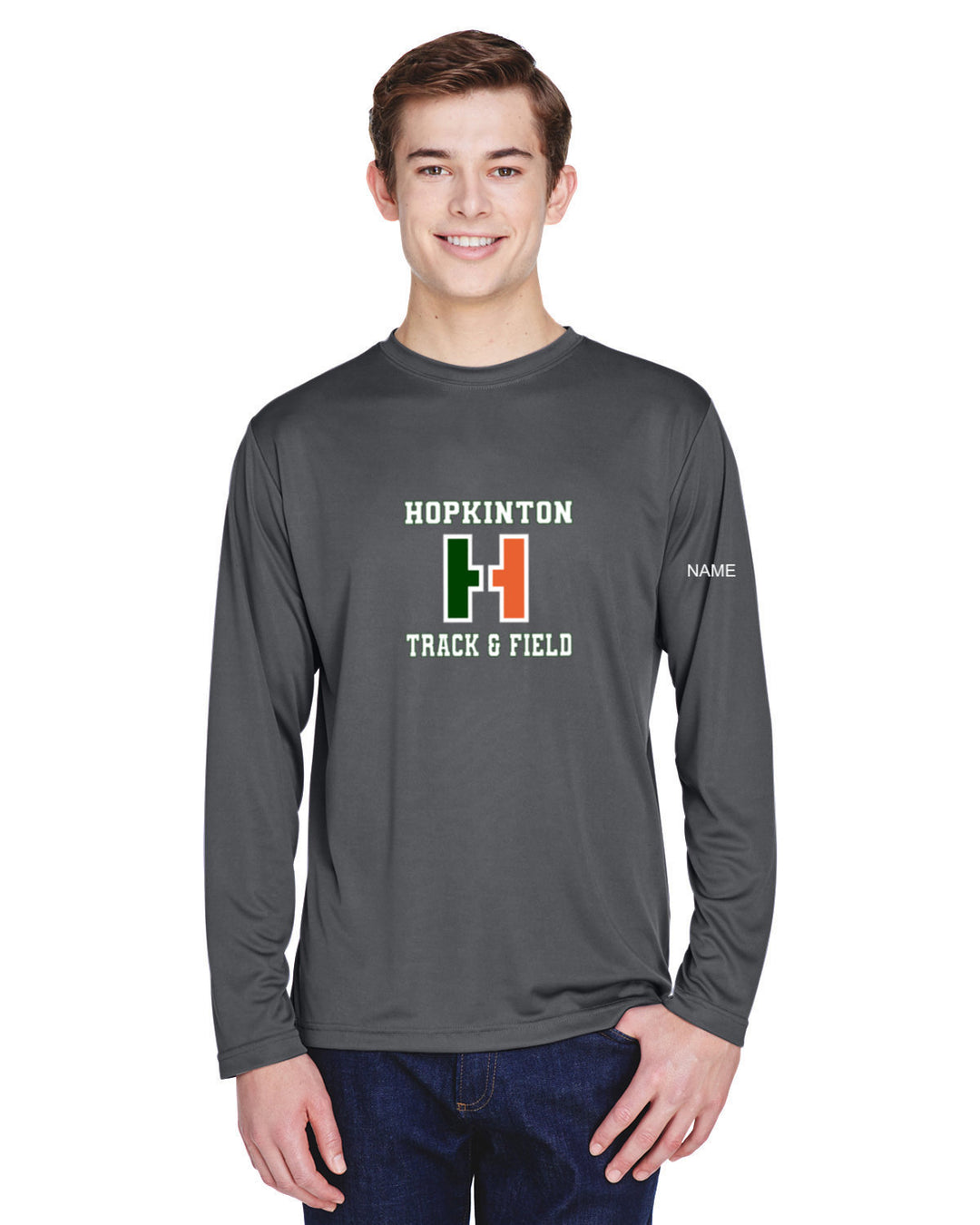 Camiseta de manga larga de rendimiento para hombre del equipo 365 de Hopkinton Track &amp; Field (TT11L)