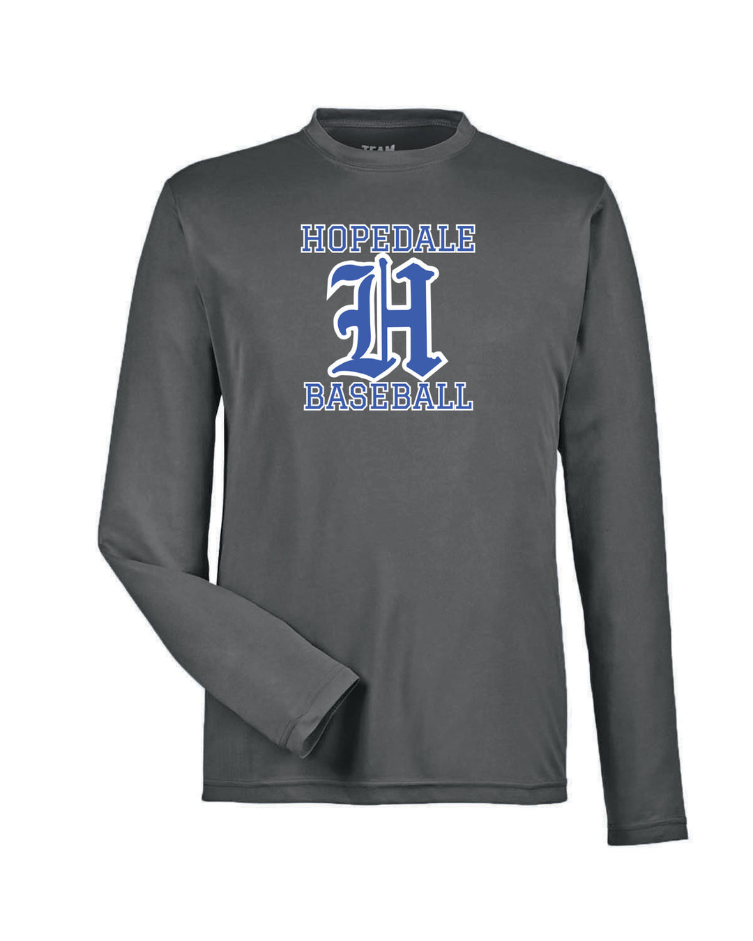 Hopedale Baseball - Camiseta de manga larga de rendimiento para hombre (TT11L)