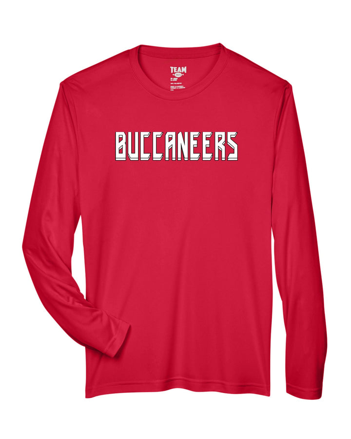Flag Football Buccaneers Team 365 Men's Zone Performance Long-Sleeve T-Shirt (TT11L)