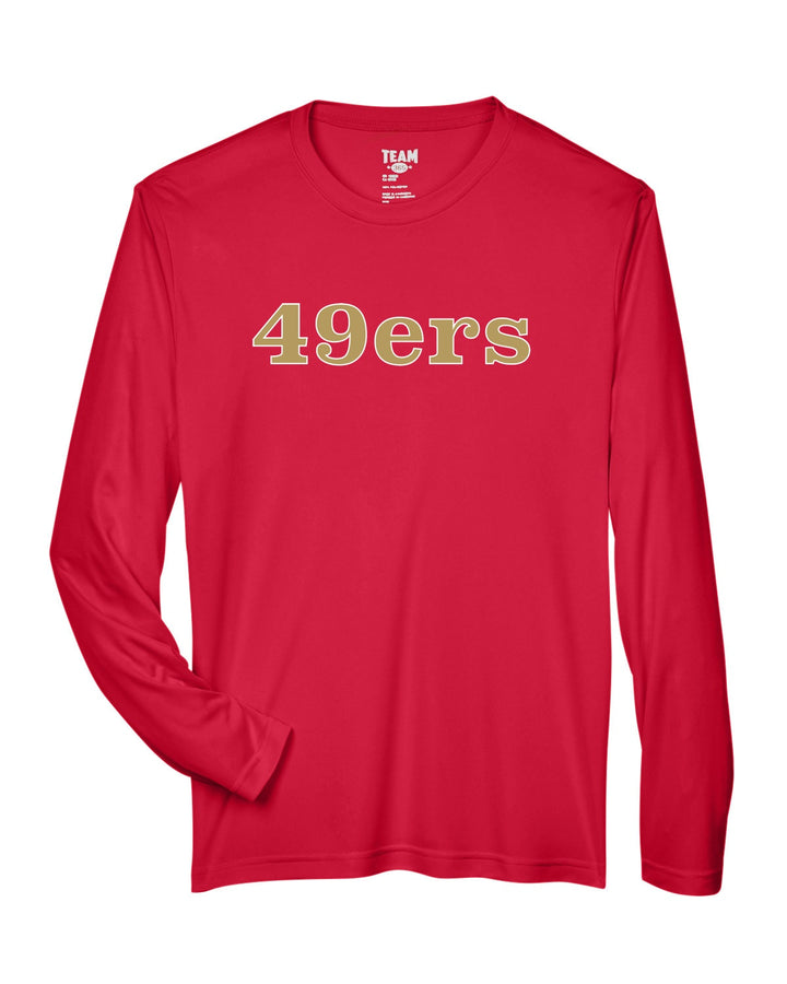 Flag Football 49ers Team 365 Men's Zone Performance Long-Sleeve T-Shirt (TT11L)
