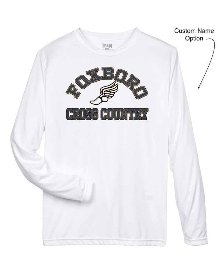 Camiseta de manga larga de rendimiento para hombre del equipo de cross country Foxboro 365 (TT11L)