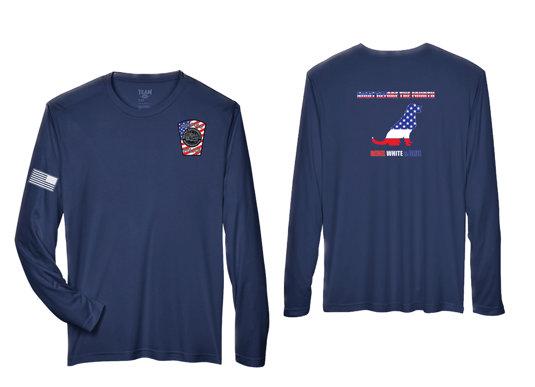 WPD Night Before the Fourth Adult Unisex Zone Performance Long Sleeve T-Shirt (TT11L)