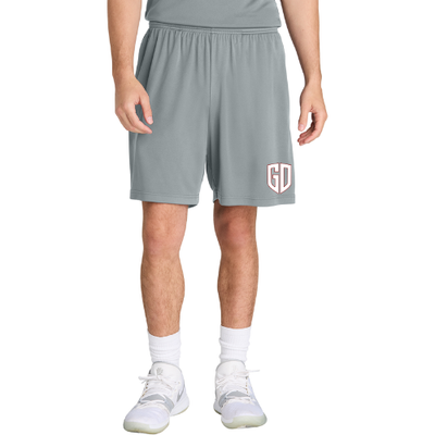Pantalones cortos de rendimiento juvenil Groton Dunstable Track & Field (ST349P)
