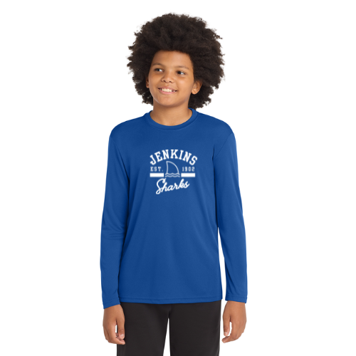Jenkins Elementary - Youth Zone Performance Long Sleeve T-Shirt (YST350LS)