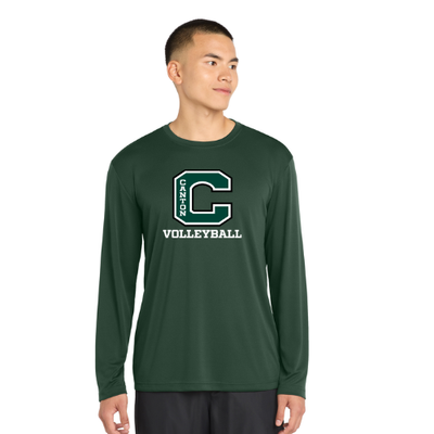 Cantón Voleibol - Camiseta de manga larga de alto rendimiento para hombre (ST350LS)