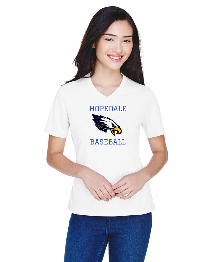 Camiseta de béisbol de alto rendimiento para mujer de Hopedale (TT11W)