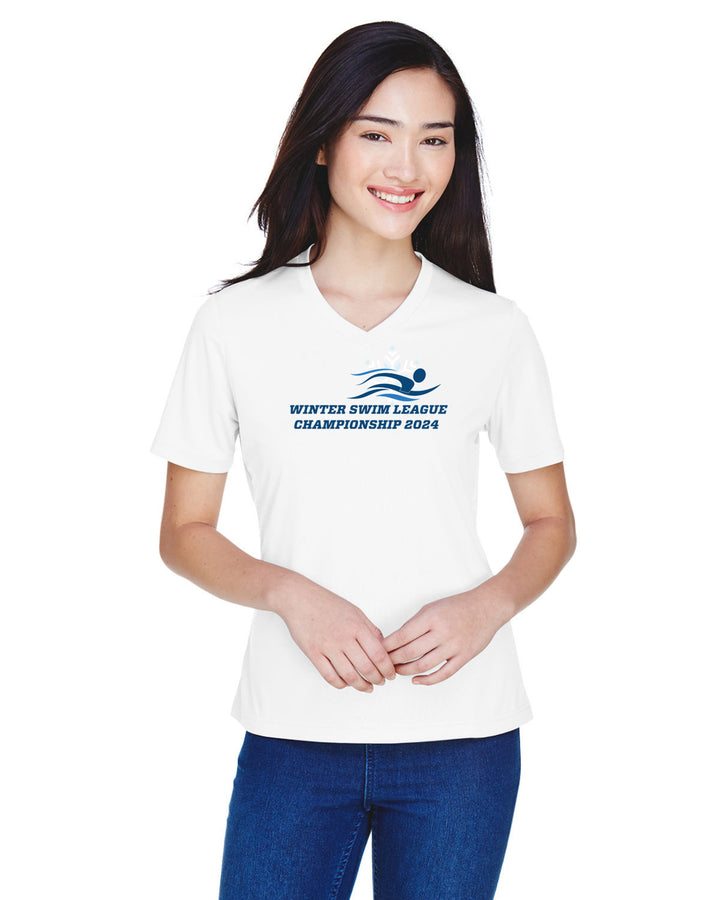 Campeonato de natación de invierno: camiseta de rendimiento para mujer (TT11W)