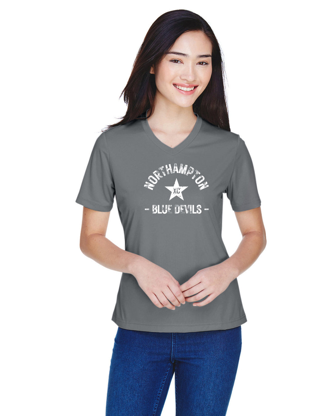 Camiseta de rendimiento para mujer de Northampton Blue Devils (TT11W)