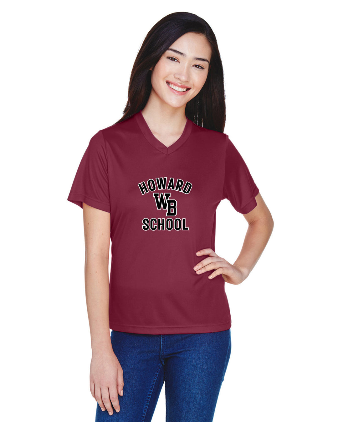 Howard School - West Bridgewater - Team 365 Ladies' Zone Performance T-Shirt (TT11W)