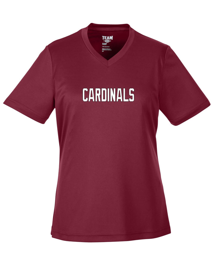 Flag Football Cardinals Team 365 Ladies' Zone Performance T-Shirt (TT11W)