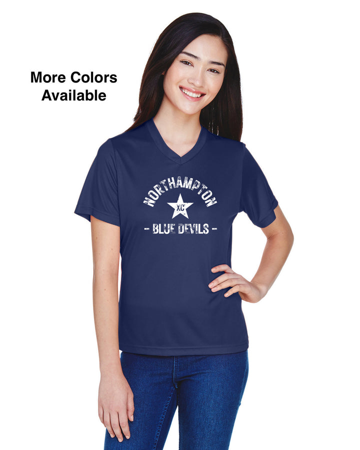 Camiseta de rendimiento para mujer de Northampton Blue Devils (TT11W)