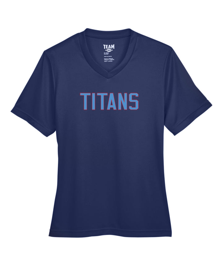 Flag Football Titans Team 365 Ladies' Zone Performance T-Shirt (TT11W)