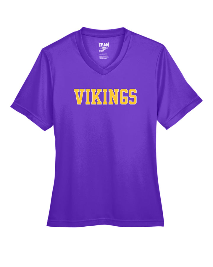 Flag Football Vikings Team 365 Ladies' Zone Performance T-Shirt (TT11W)