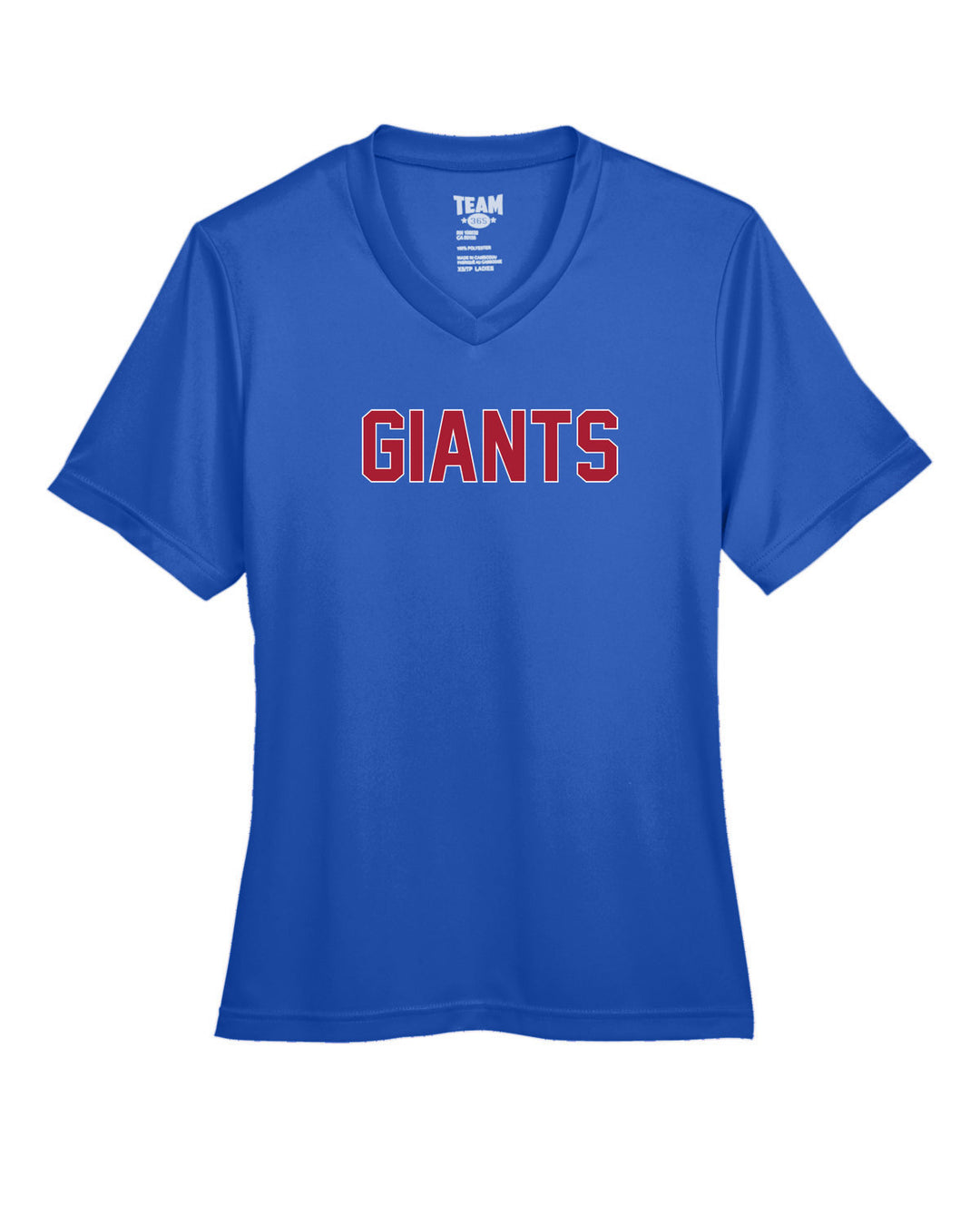 Flag Football Giants - Team 365 Ladies' Zone Performance T-Shirt (TT11W)