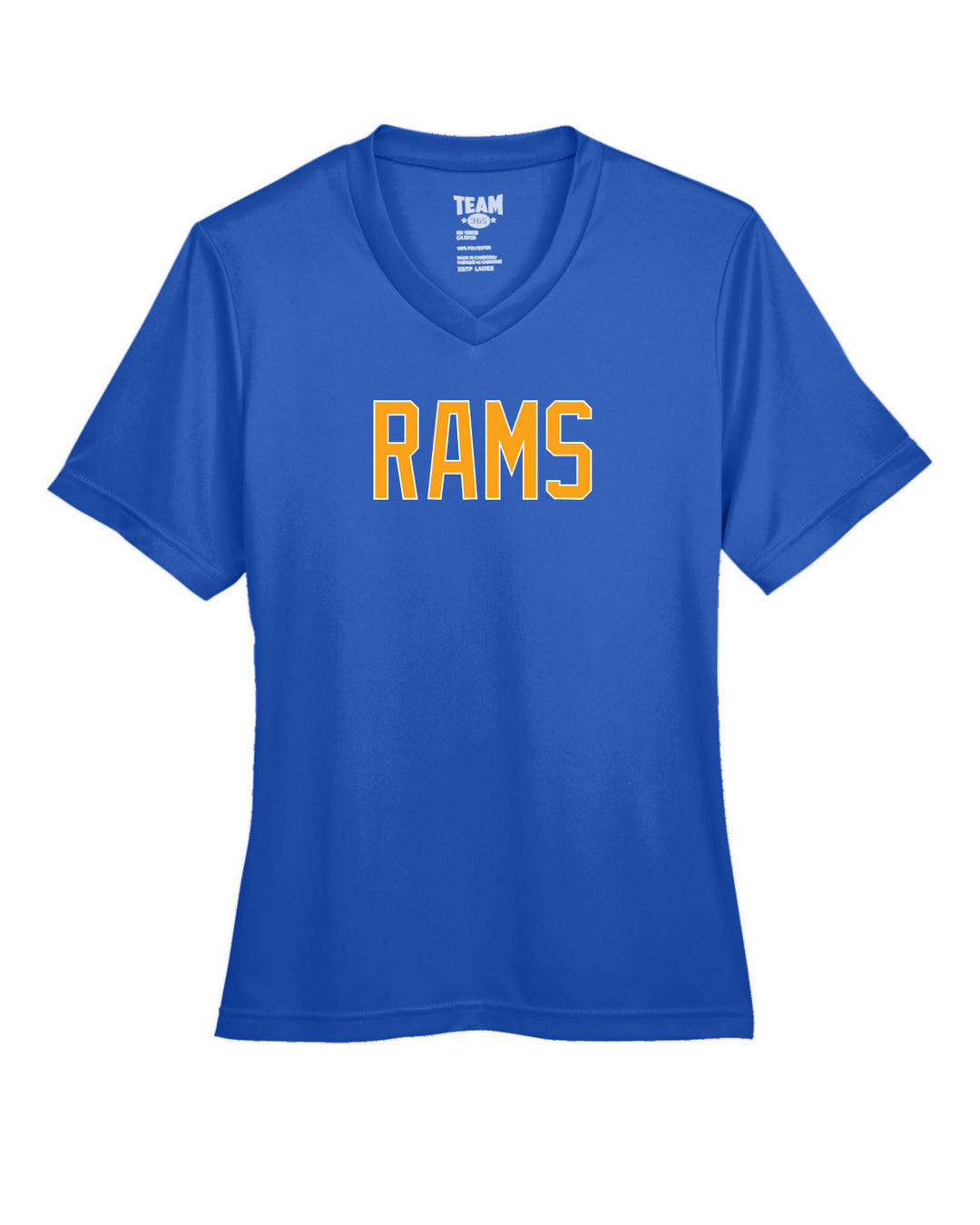 Flag Football Rams - Team 365 Ladies' Zone Performance T-Shirt (TT11W)