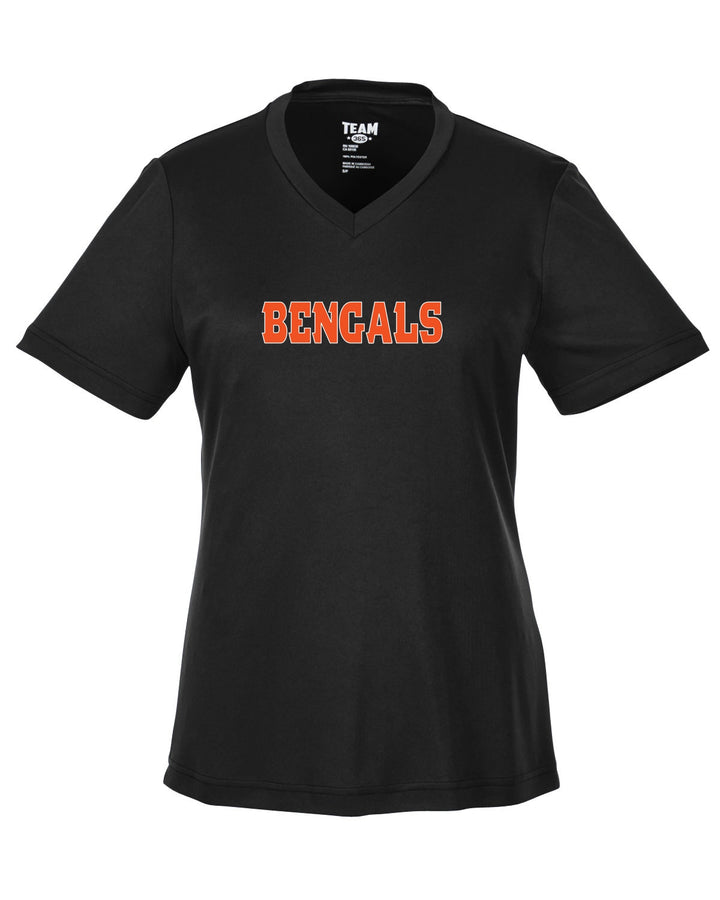 Camiseta de fútbol bandera de los Bengals Team 365 para mujer (TT11W)