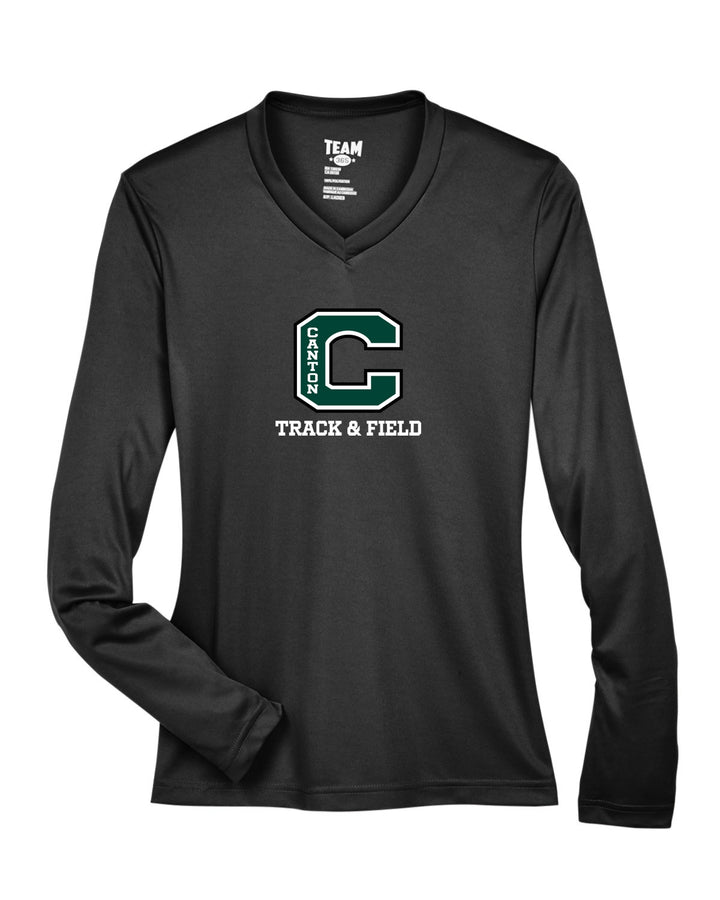 Camiseta de manga larga de rendimiento para mujer de Canton Winter Track - Team 365 Zone (TT11WL)