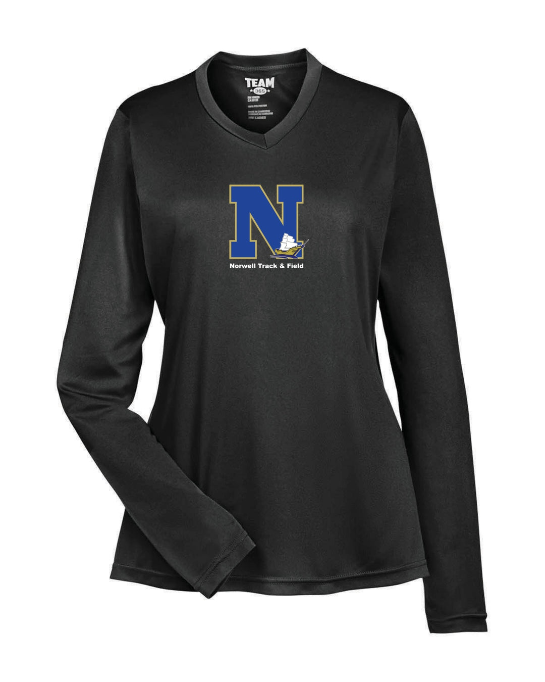 Norwell Track & Field - Team 365 Women's Zone Performance Long Sleeve T-Shirt (TT11WL)))