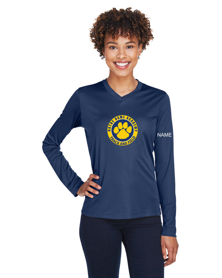 NDA Winter Track & Field 2024 - Team 365 Ladies' Zone Performance Long-Sleeve T-Shirt - TT11WL