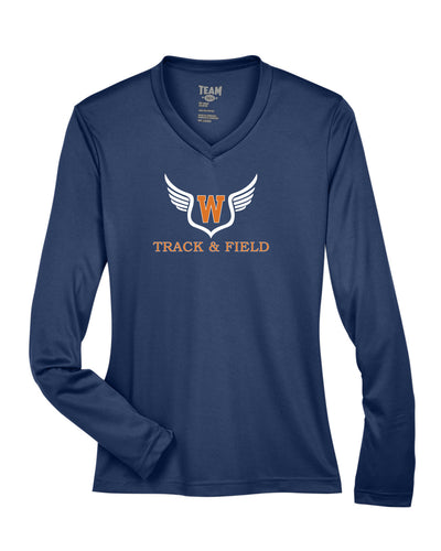 Camiseta de manga larga de rendimiento para mujer Walpole Track &amp; Field Zone (TT11WL)
