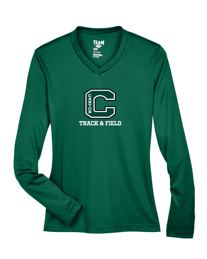 Canton Winter Track - Team 365 Women's Zone Performance Long Sleeve T-Shirt (TT11WL)