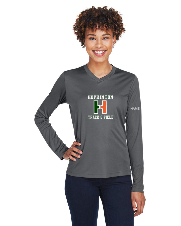 Hopkinton track & Field - Team 365 Women's Zone Performance Long Sleeve T-Shirt (TT11WL)