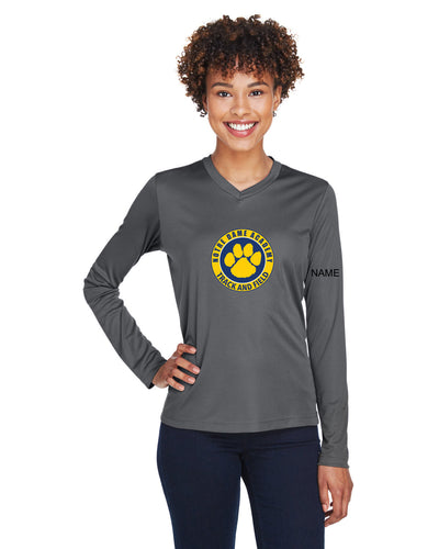 Camiseta de manga larga de rendimiento Zone Performance para mujer del equipo 365 de la NDA Winter Track &amp; Field 2024 - TT11WL