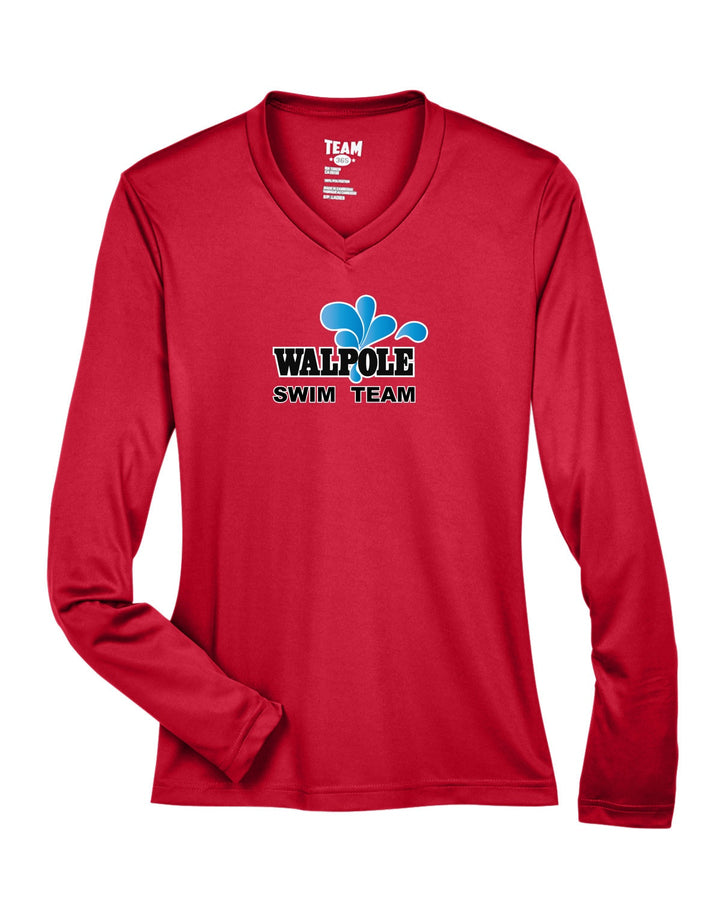 Walpole Swim - Team 365 Women's Zone Performance Long Sleeve T-Shirt (TT11WL)