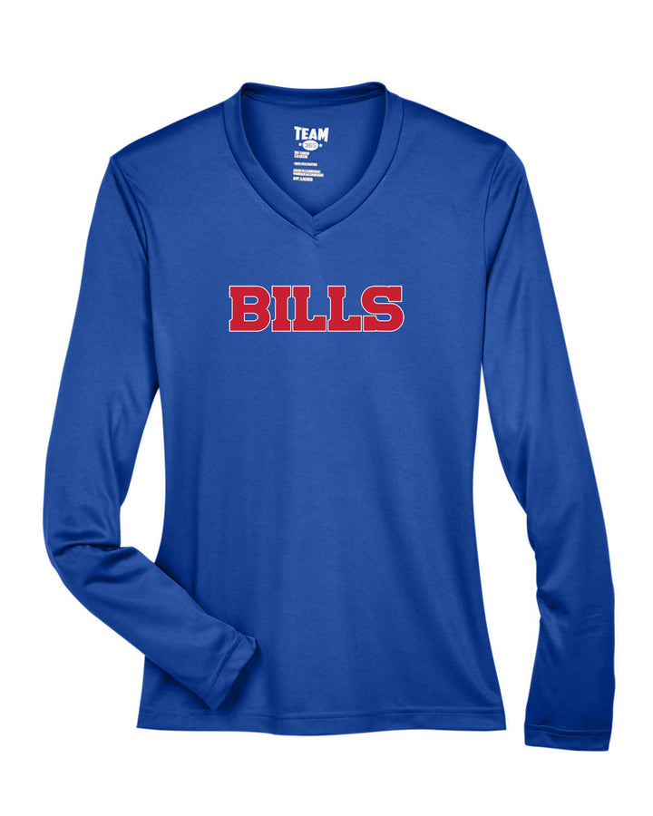 Flag Football Bills - Team 365 Ladies' Zone Performance Long-Sleeve T-Shirt (TT11WL)