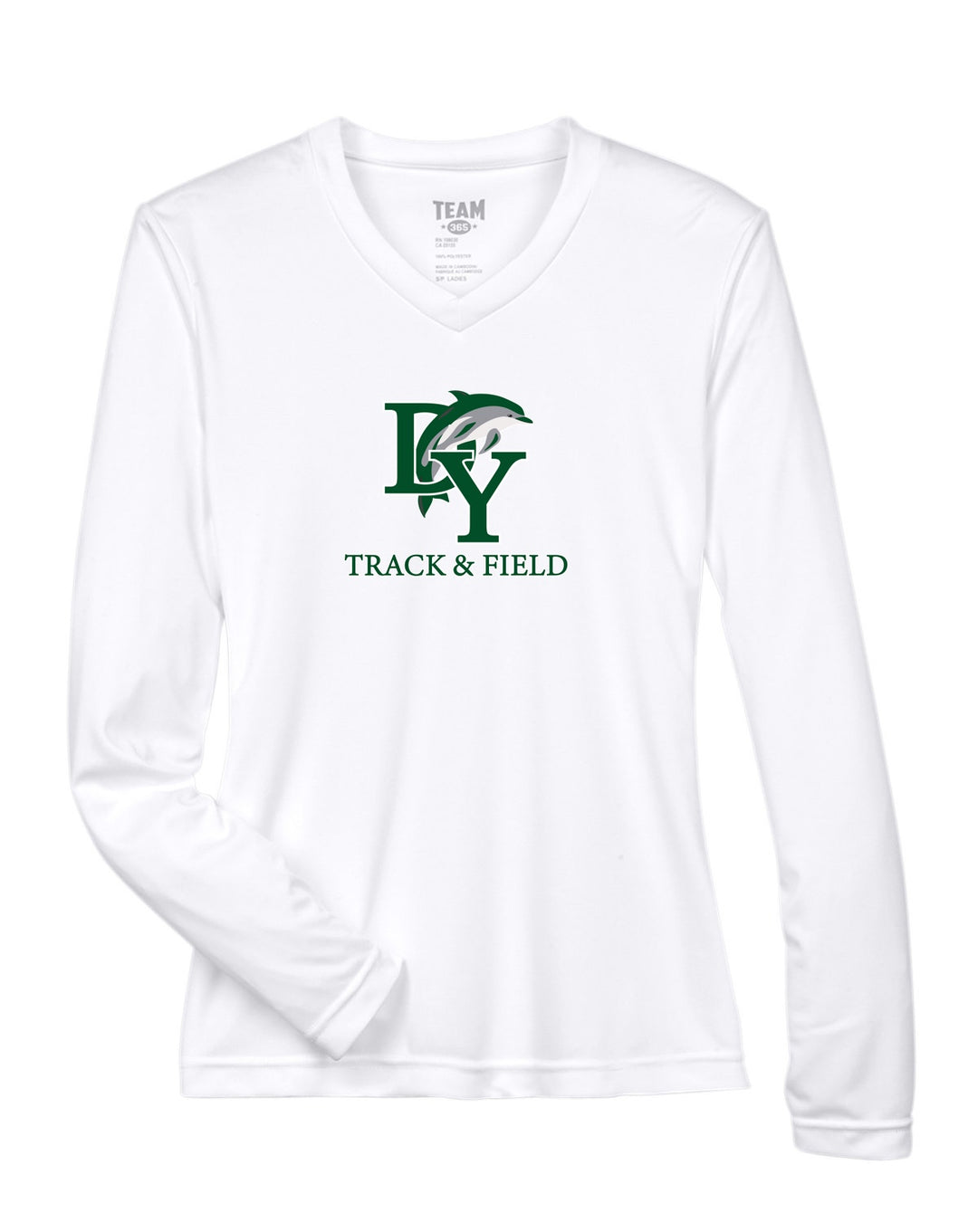 Dennis Yarmouth Track & Field - Team 365 Women's Zone Performance Long Sleeve T-Shirt (TT11WL) (