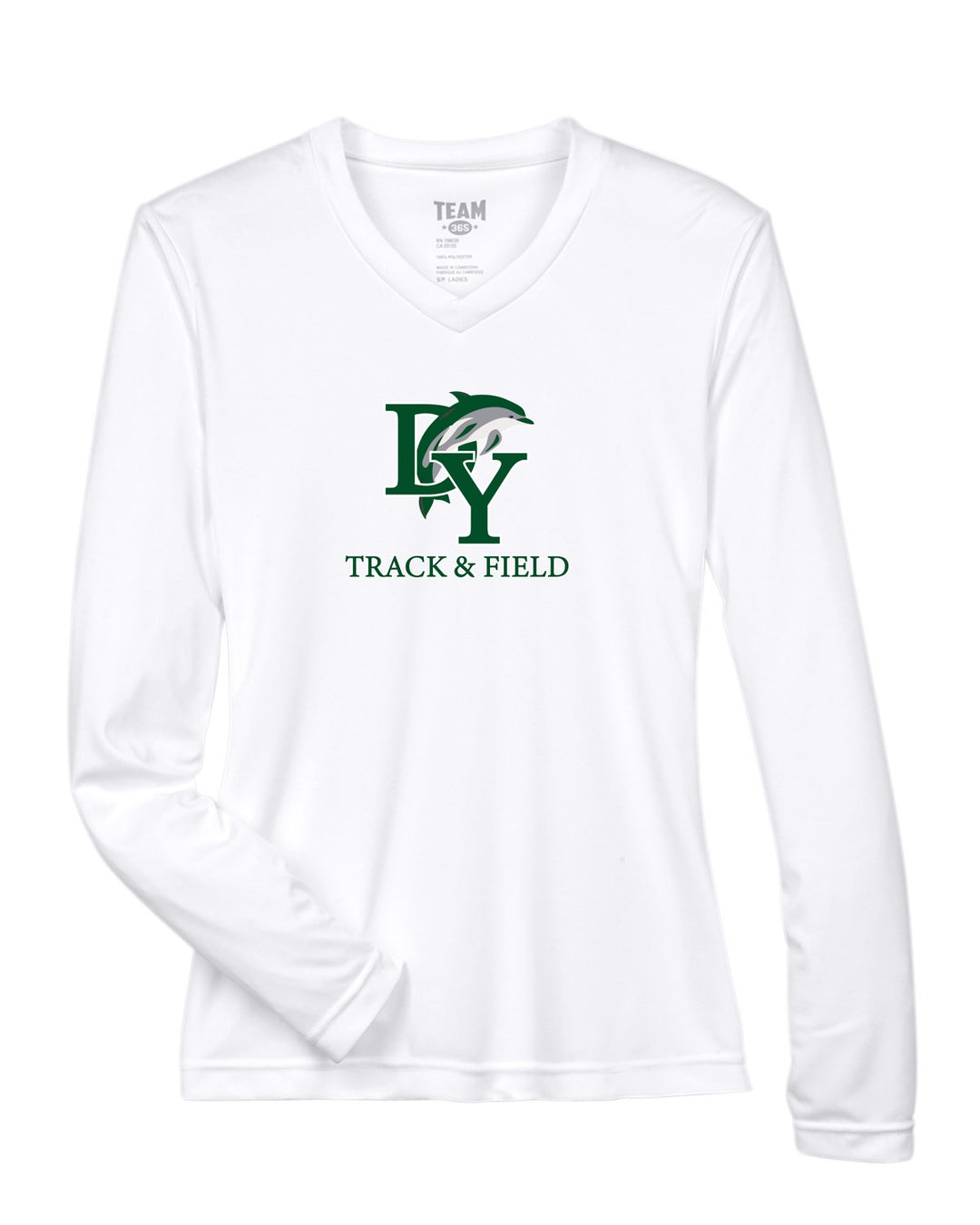 Camiseta de manga larga de rendimiento para mujer de Dennis Yarmouth Track &amp; Field - Team 365 Zone (TT11WL) (