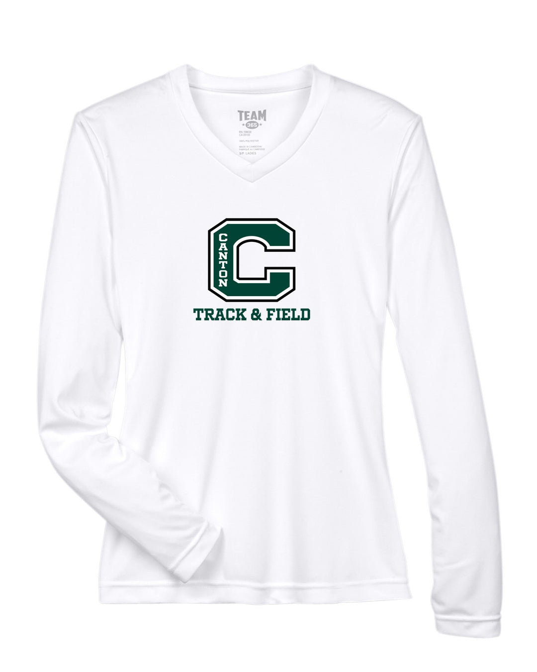 Camiseta de manga larga de rendimiento para mujer de Canton Winter Track - Team 365 Zone (TT11WL)