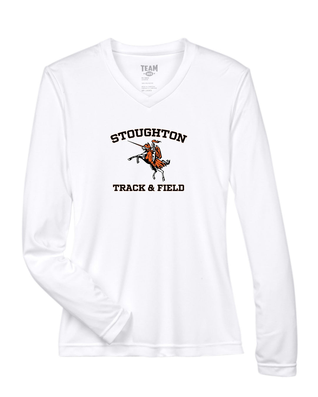 Camiseta de manga larga de rendimiento Zone para mujer del equipo 365 de Stoughton Track &amp; Field (TT11WL)