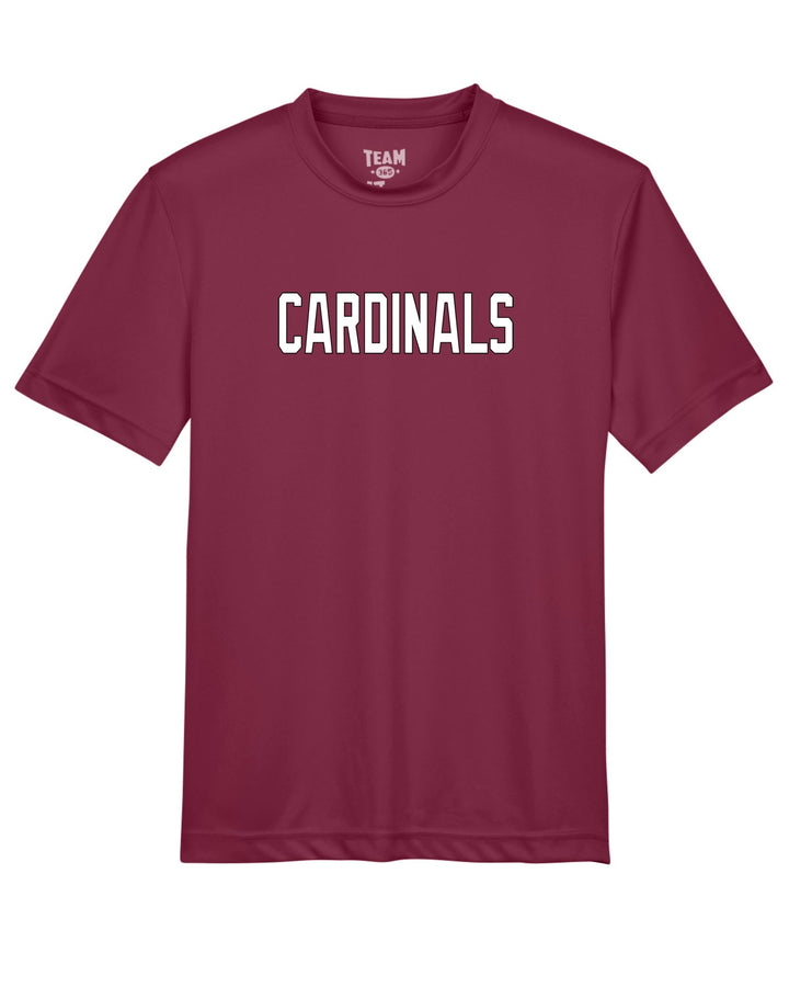 Flag Football Cardinals Team 365 Youth Zone Performance T-Shirt (TT11Y)