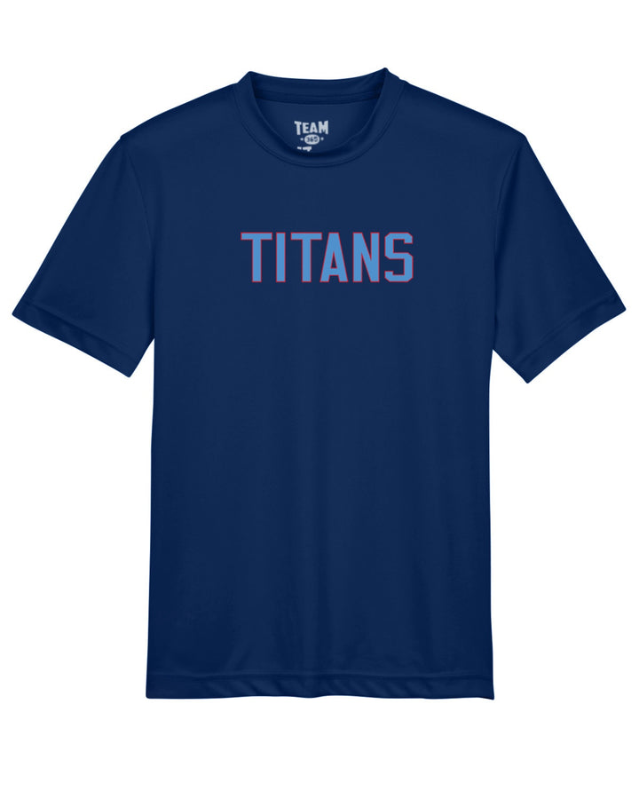 Camiseta de rendimiento para jóvenes del equipo 365 de Flag Football Titans (TT11Y)