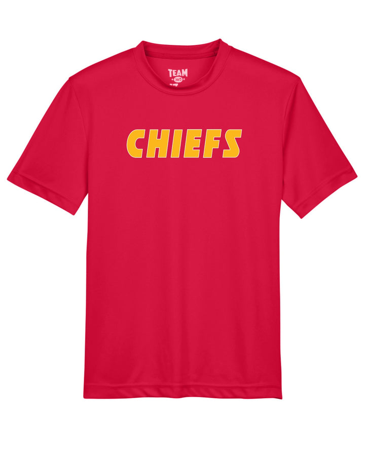 Flag Football Chiefs Team 365 Youth Zone Performance T-Shirt (TT11Y)