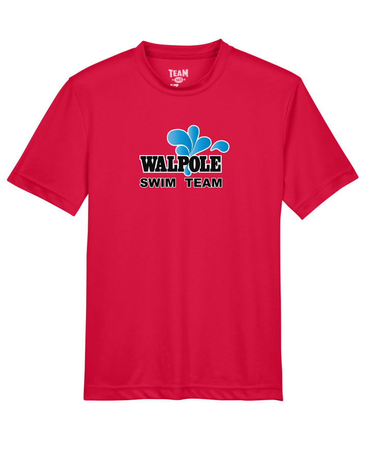 Camiseta de rendimiento para jóvenes del equipo 365 de Walpole Swim (TT11Y)