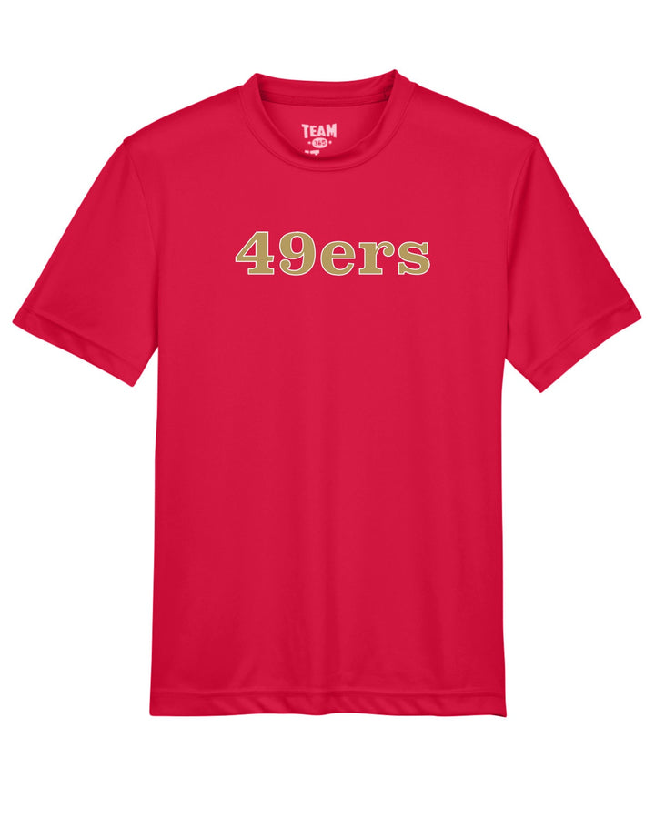 Flag Football 49ers Team 365 Youth Zone Performance T-Shirt (TT11Y)