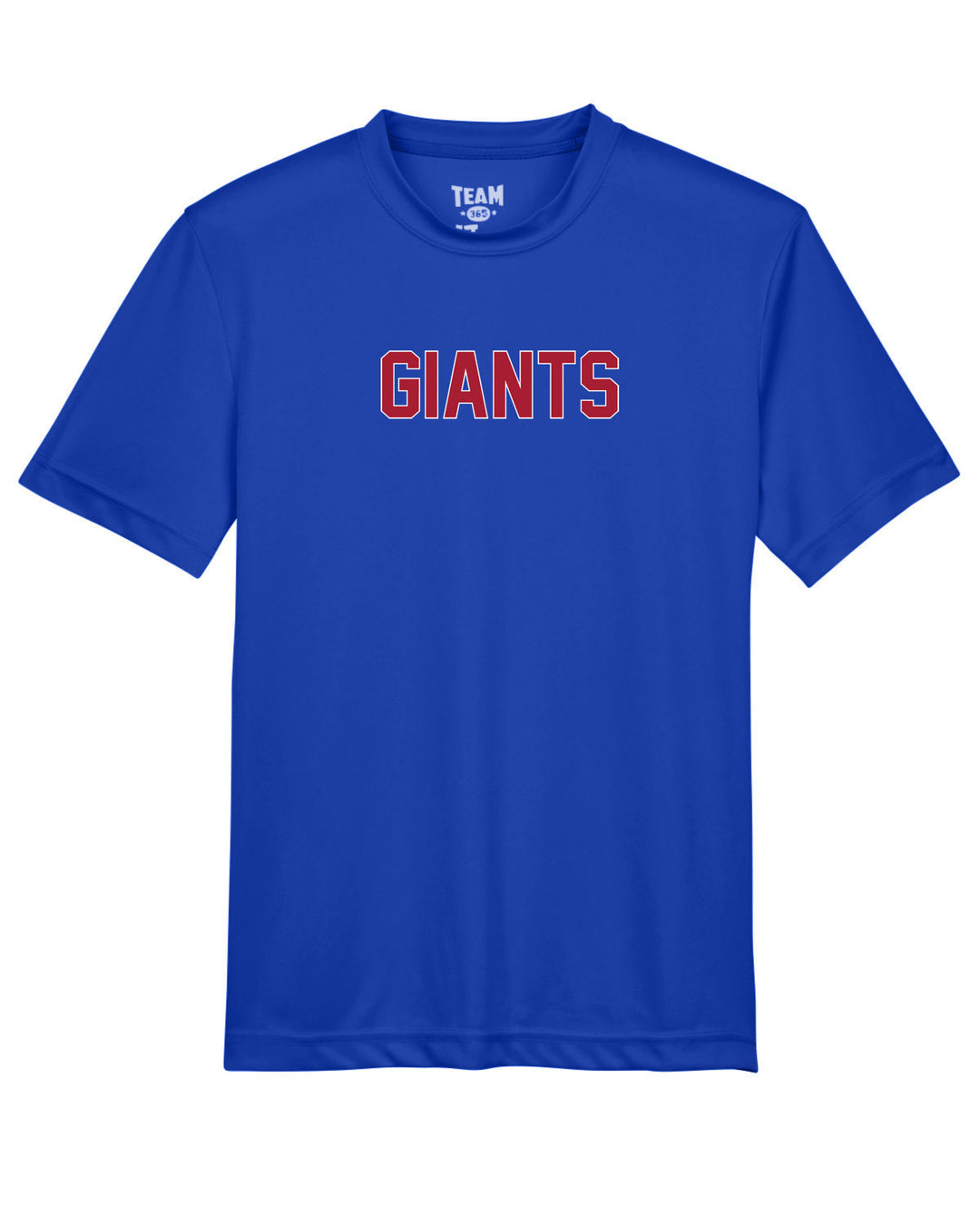 Camiseta de rendimiento para jóvenes del equipo 365 de Flag Football Giants (TT11Y)