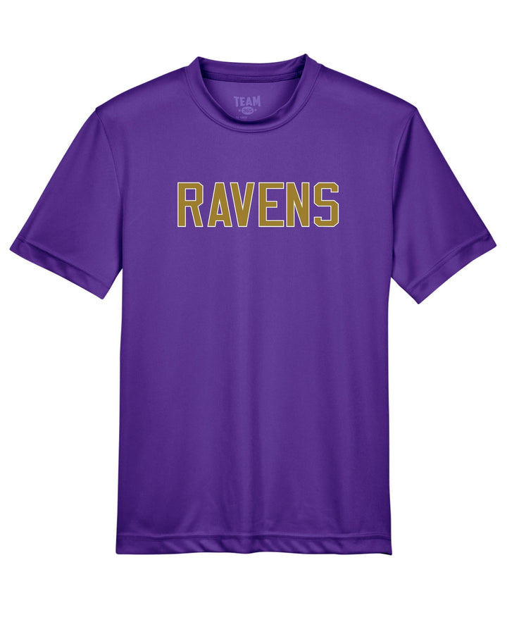 Camiseta de rendimiento para jóvenes del equipo 365 de los Ravens de fútbol bandera (TT11Y)