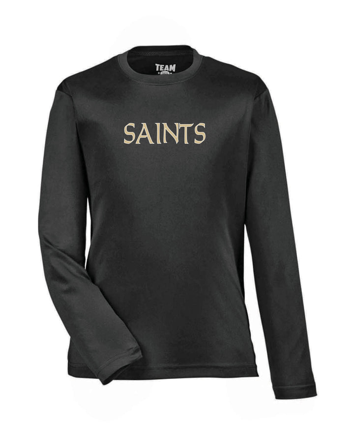 Flag Football Saints Team 365 Youth Zone Performance Long-Sleeve T-Shirt (TT11YL)