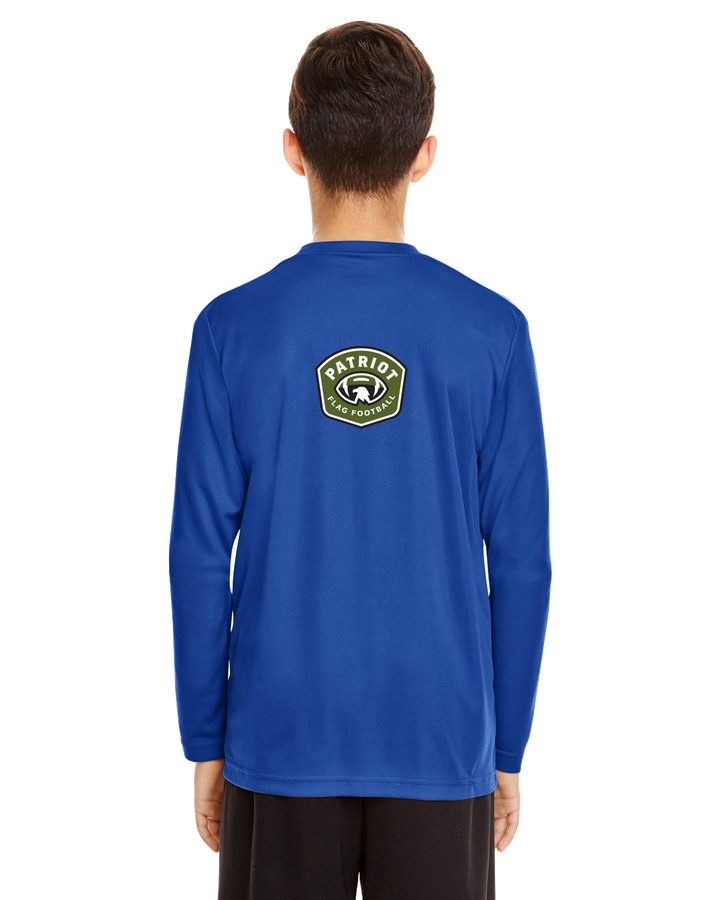 Flag Football Rams - Team 365 Youth Zone Performance Long-Sleeve T-Shirt (TT11YL)