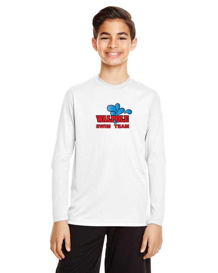 Walpole Swim - Team 365 Youth Zone Performance Long Sleeve T-Shirt (TT11YL)