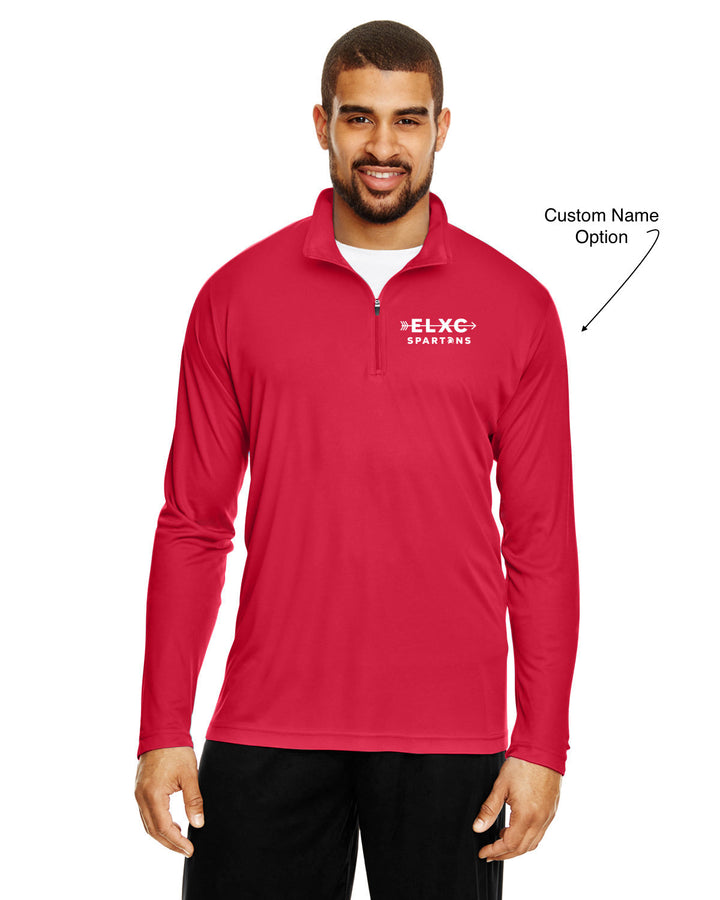 East Longmeadow Cross Country Team 365 Men's Zone Performance Quarter-Zip (TT31)