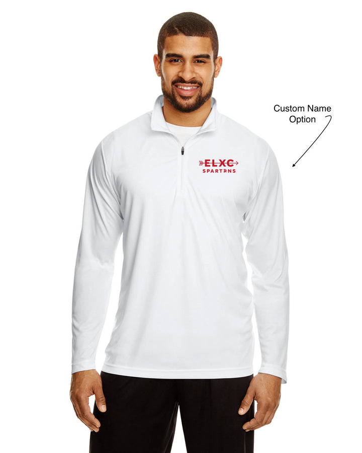 East Longmeadow Cross Country Team 365 Men's Zone Performance Quarter-Zip (TT31)