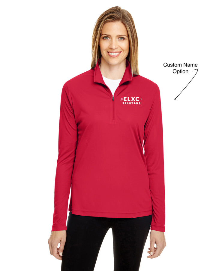 East Longmeadow Cross Country  Team 365 Ladies' Zone Performance Quarter-Zip (TT31W)