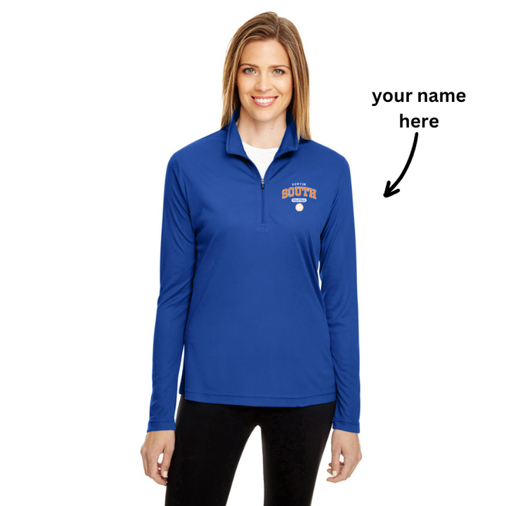 Newton South Volleyball Team 365 Ladies' Zone Performance Quarter-Zip (TT31W)