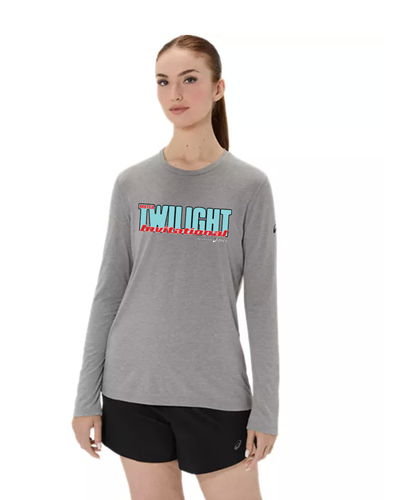 MSTCA Twilight Invitational 2025 - ASICS Women's PR Long Sleeve Triblend Tee Grey (2012D305) (TWI-2)