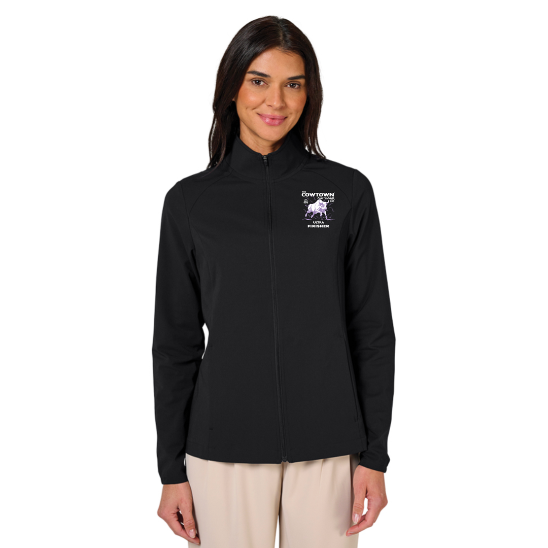 Cowtown Marathon Finisher - Chaqueta elástica con cremallera completa Lexington para mujer (5614)