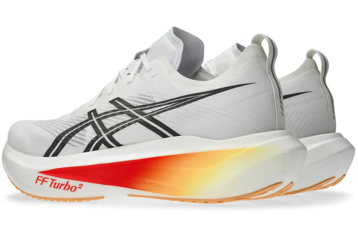 ASICS UNISEX MEGABLAST - BLANCO/NARANJA BRILLO